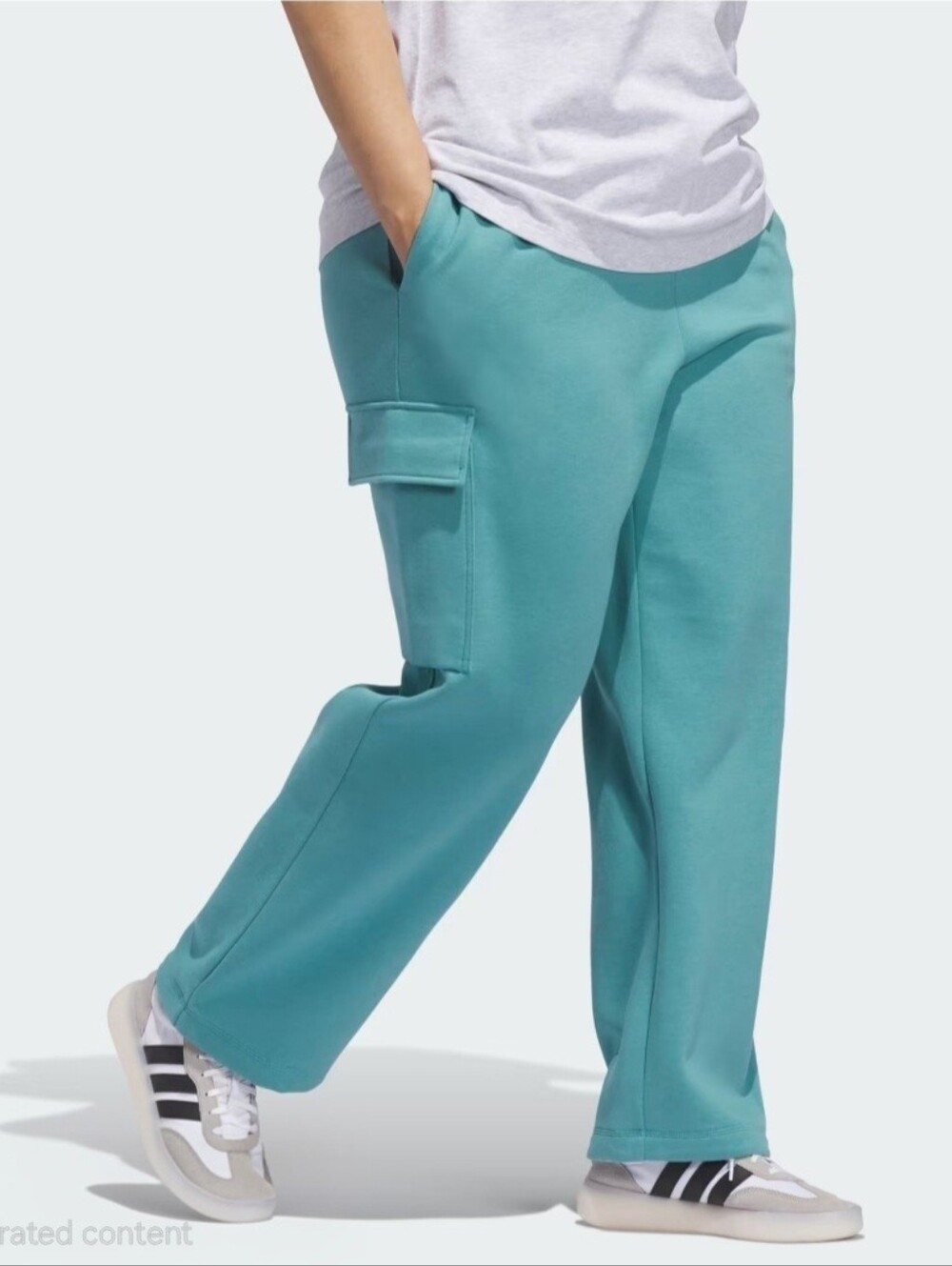 Adidas Women’s Wide Leg Cargo Sweatpants